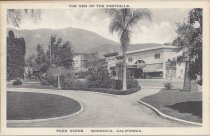 View from Library Park across Myrtle Ave